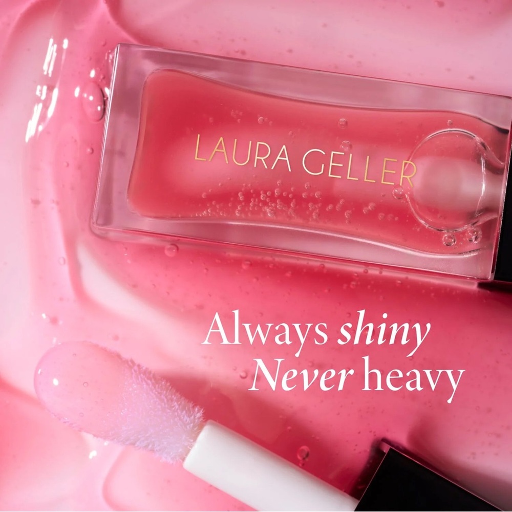 Laura Geller Sweet Pink Fine Shine Lip Oil 0.25 OZ - Picture 8 of 11